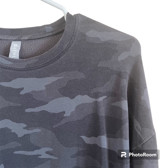 Athleta Studio to Street Camo Sweatshirt XS EUC - Picture 7 of 7